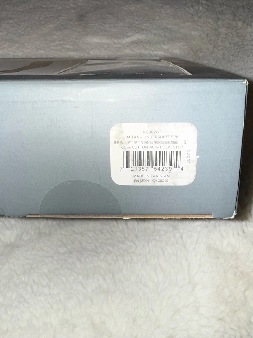 New Balance Men’s Ribbed Tanks Set of 5